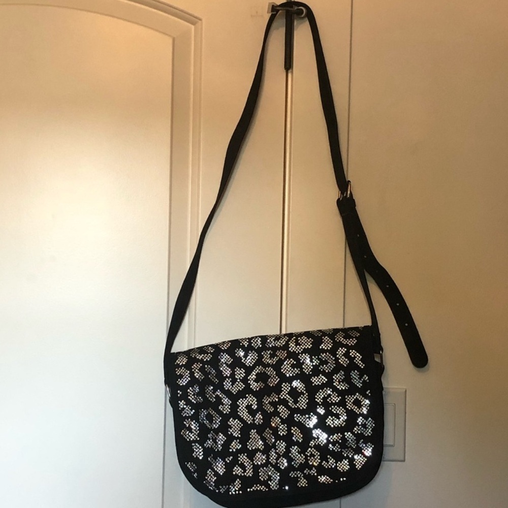 Balmain Leo Swarovski Crossbody Bag